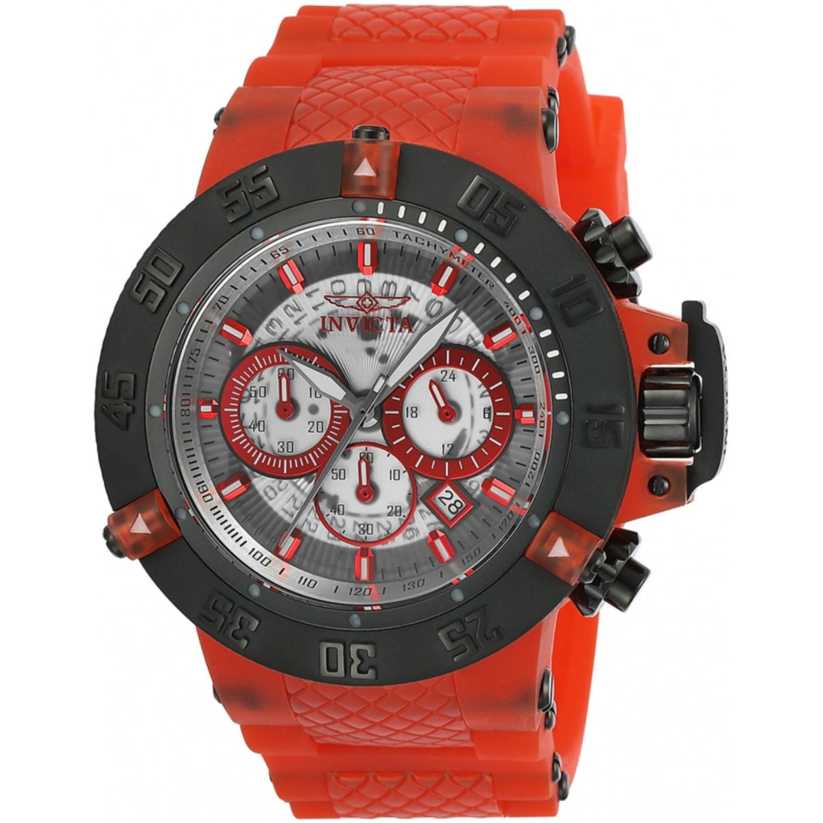 Invicta Men&#39;s 24364 Red Silicone Watch