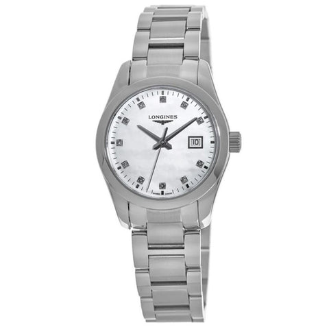 Longines Conquest Classic Women's Silver-tone Bracelet Quartz Watch - L2.286.4.87.6
