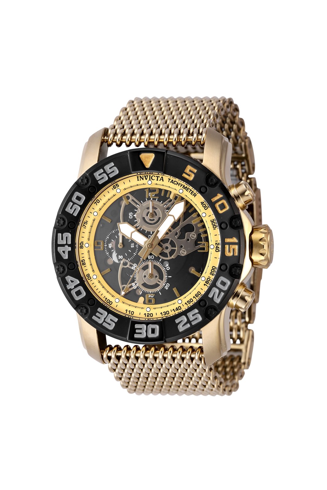 Invicta Men's 48058 Invicta Racing Quartz Multifunction Black Dial Watch
