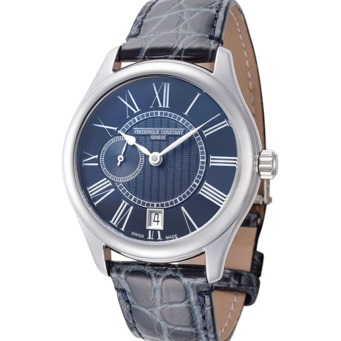 Frederique Constant Classic Women's Blue Strap Automatic Watch - FC-318MPN3B6