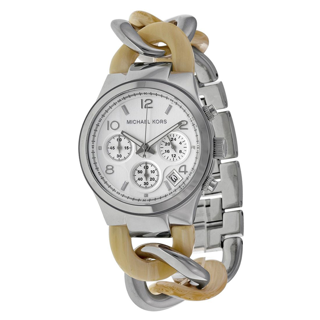 Michael Kors Runway Women's Silver-tone Bracelet Quartz Watch - MK4263