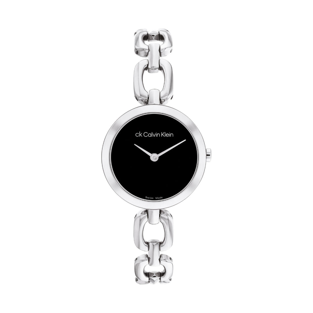 Calvin Klein Jewelry Link Women's Silver-tone Bracelet Quartz Watch - 25000005