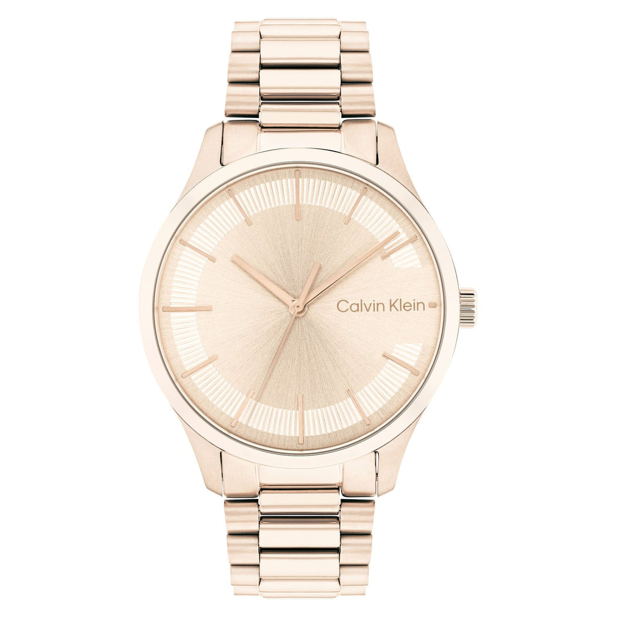 Calvin Klein Iconic Bracelet Women's Rose Gold-tone Bracelet Quartz Watch - 25200042