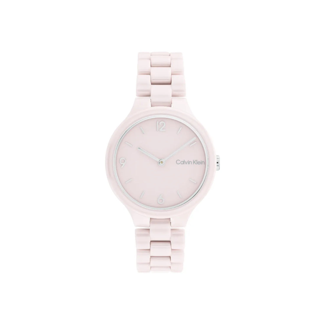 Calvin Klein Linked Collection Women's Pink Bracelet Quartz Watch - 25200077