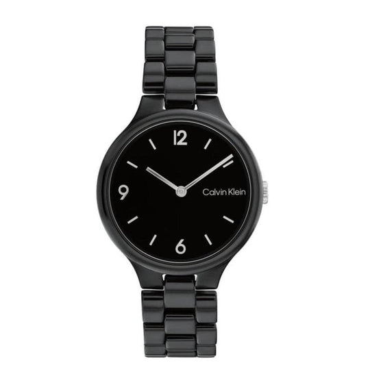 Calvin Klein Linked Collection  Black Bracelet Quartz Watch - 25200078