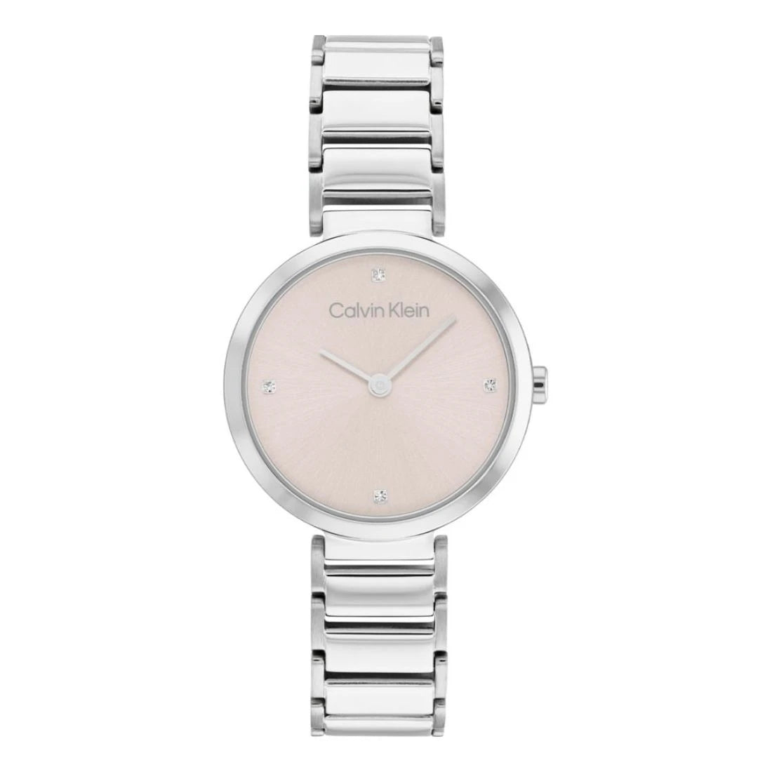 Calvin Klein Minimalistic T Bar Women's Silver Bracelet Quartz Watch - 25200138