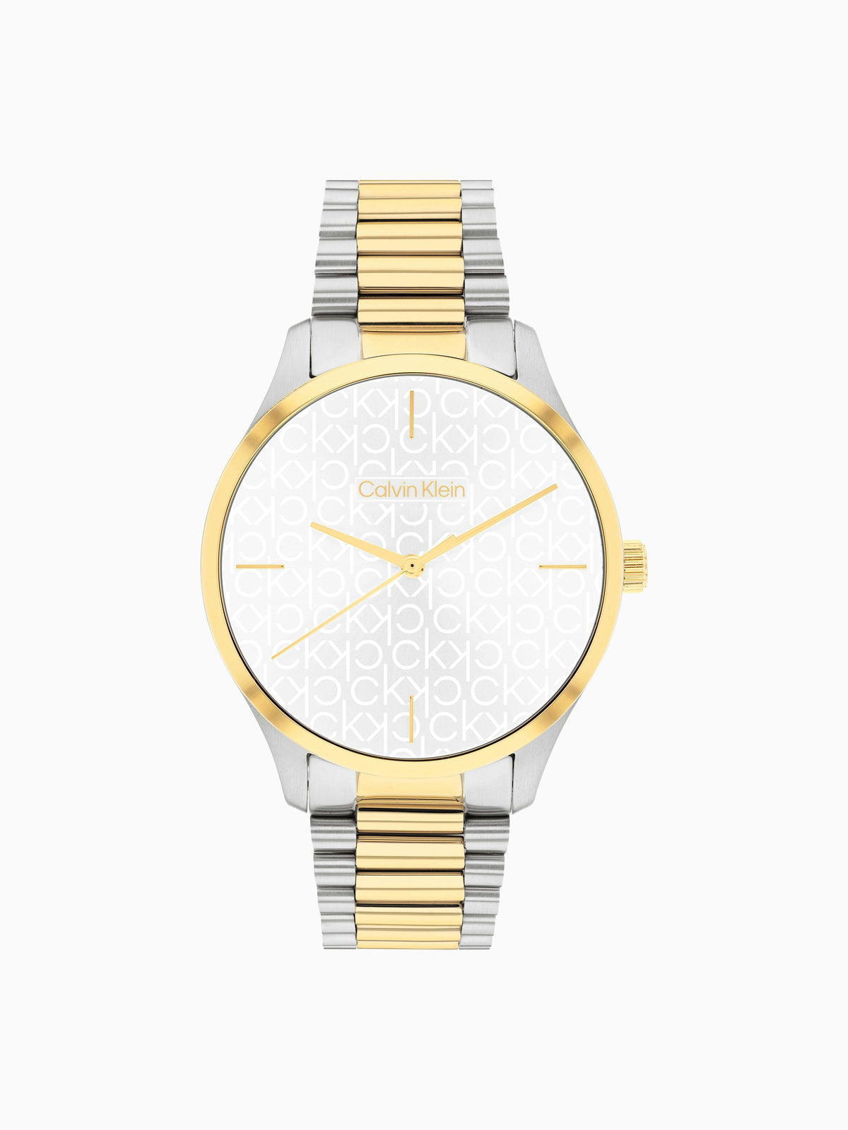 Calvin Klein CK Iconic Adult Two-tone/Silver and Gold Bracelet Quartz Watch - 25200167