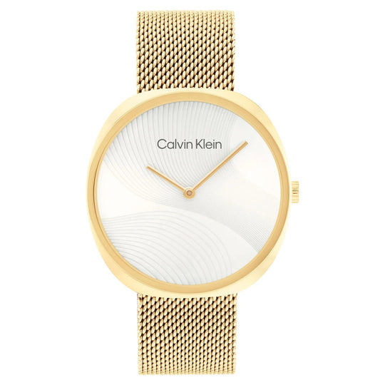 Calvin Klein Sculpt Collection Women's Silver Bracelet Quartz Watch - 25200246