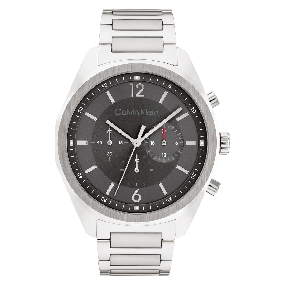 Calvin Klein CK Force Men's Silver Bracelet Quartz Watch - 25200264