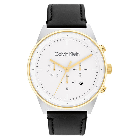 Calvin Klein Impressive Men's Black Strap Quartz Watch - 25200299