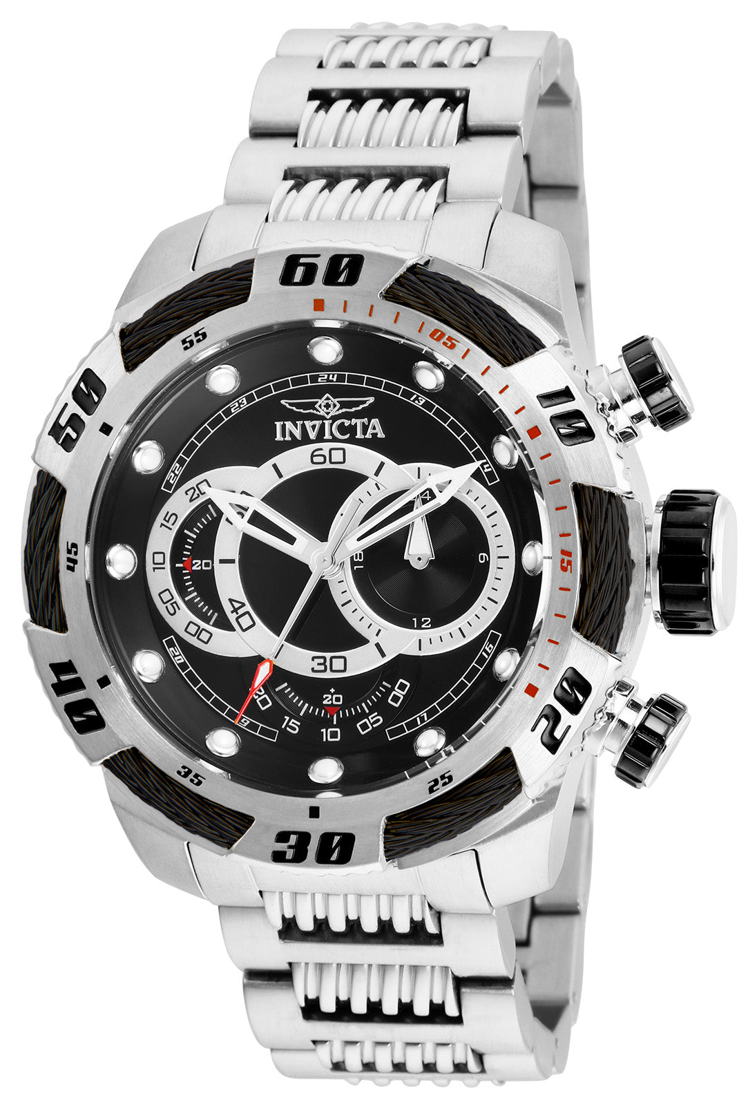 Invicta Men's 25478 Speedway Quartz Multifunction Black Dial Watch