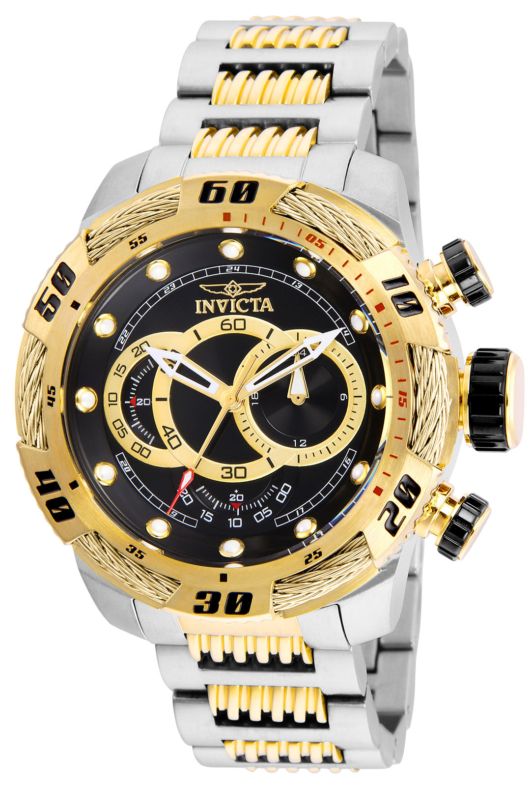 Invicta Men's 25481 Speedway Quartz Multifunction Black Dial Watch