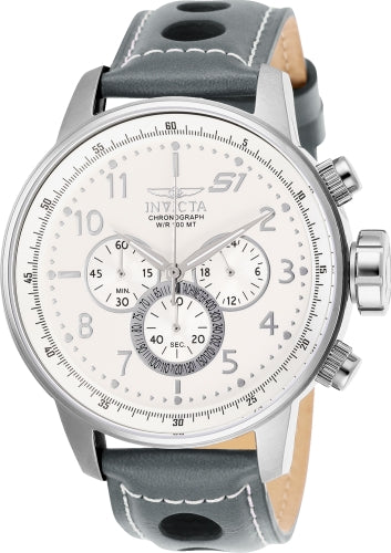 Invicta Men's 25723 S1 Rally  Quartz Chronograph White Dial Watch