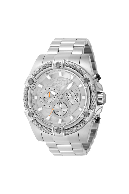 Invicta Men's 48864 Bolt Quartz Chronograph Silver Dial Watch