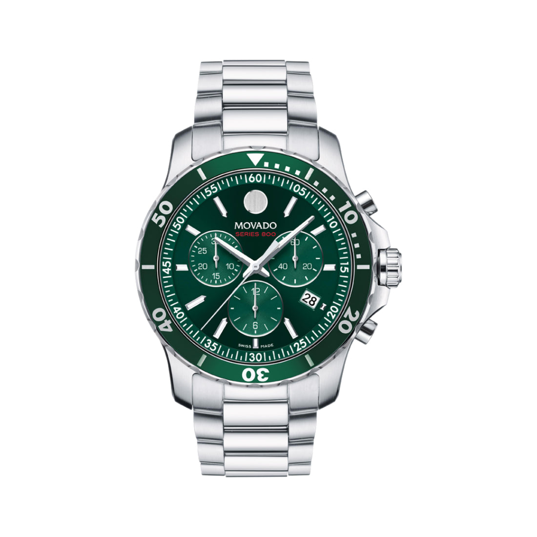 Movado Series 800 Men's Green Dial Quartz Watch 2600179