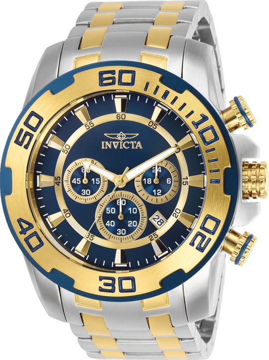 Invicta Men's 26296 Pro Diver Quartz Chronograph Blue Dial Watch