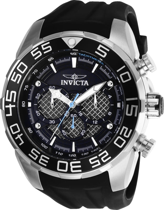 Invicta Men's 26314 Speedway Quartz Multifunction Black, Silver Dial Watch