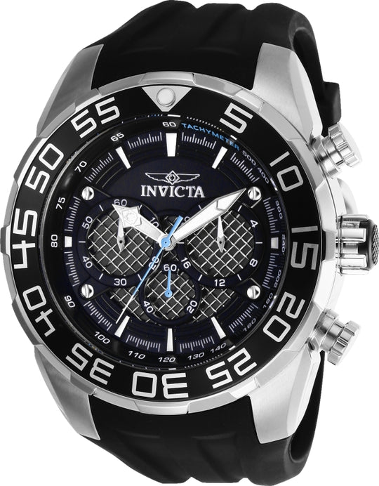 Invicta Men's 26314 Speedway Quartz Multifunction Black, Silver Dial Watch