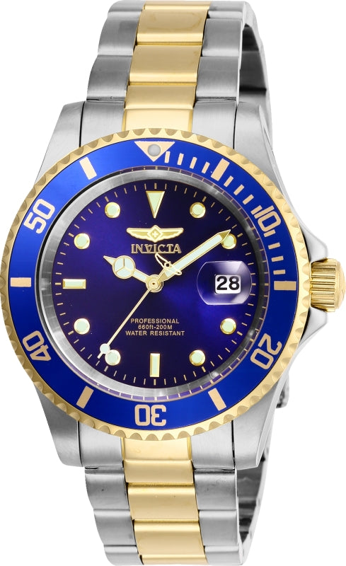 Invicta Men's 26972 Pro Diver  Quartz 3 Hand Blue Dial Watch