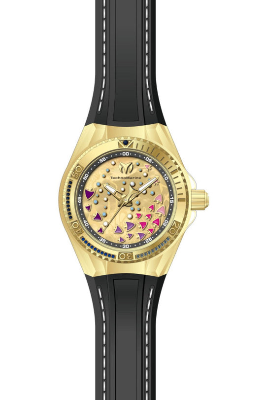 Technomarine Women's TM-125004 Cruise Quartz PC21 Gold Dial Watch