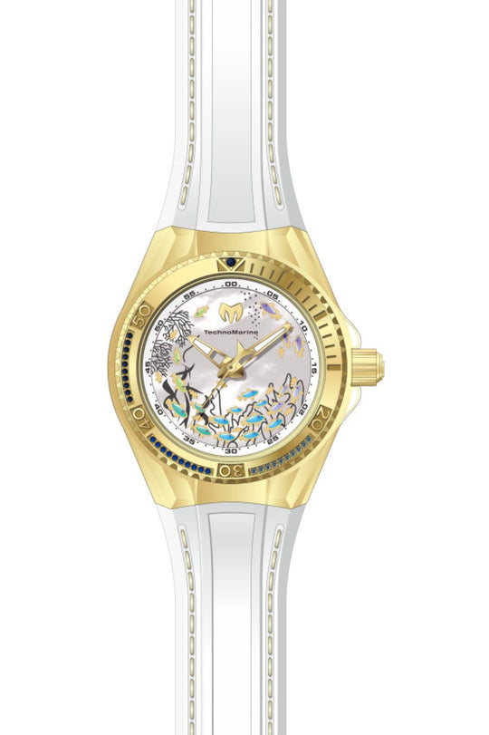 Technomarine Women's TM-125009 Cruise Quartz PC21 White Dial Watch
