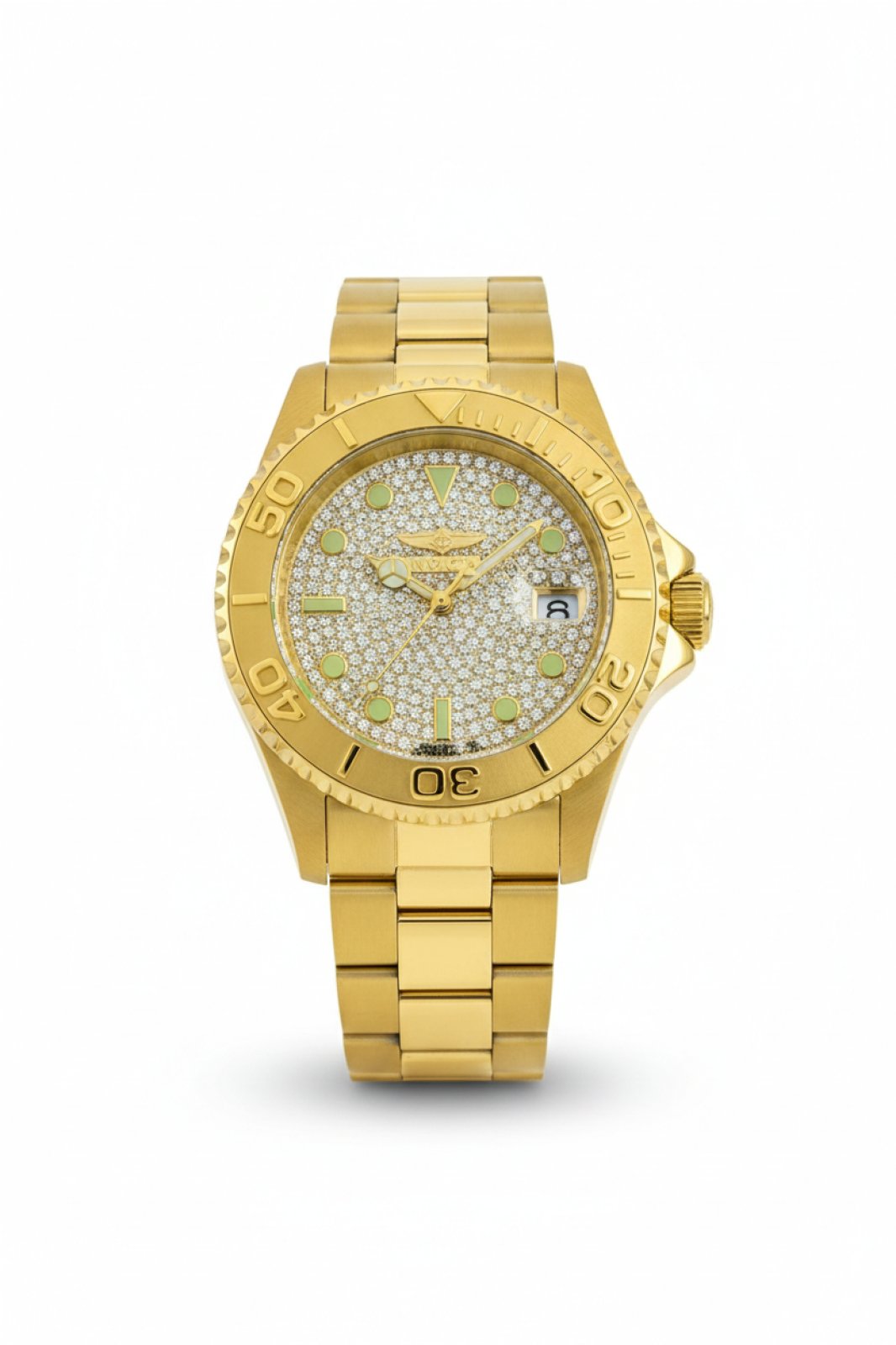 Invicta Men's 50284 Pro Diver Mechanical NH35 Silver Dial Watch
