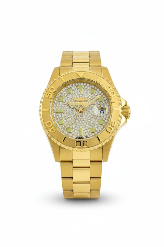 Invicta Men's 50284 Pro Diver Mechanical NH35 Silver Dial Watch
