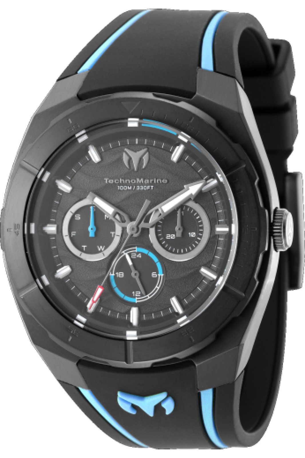 Technomarine Men's TM-125021 Cruise Quartz VH63 Black Dial Watch