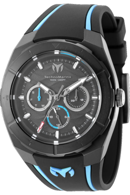 Technomarine Men's TM-125021 Cruise Quartz VH63 Black Dial Watch
