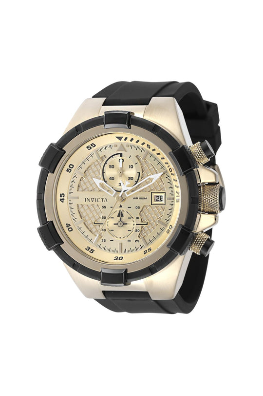 Invicta Men's 50121 Aviator Quartz VD51 Gold Dial Watch