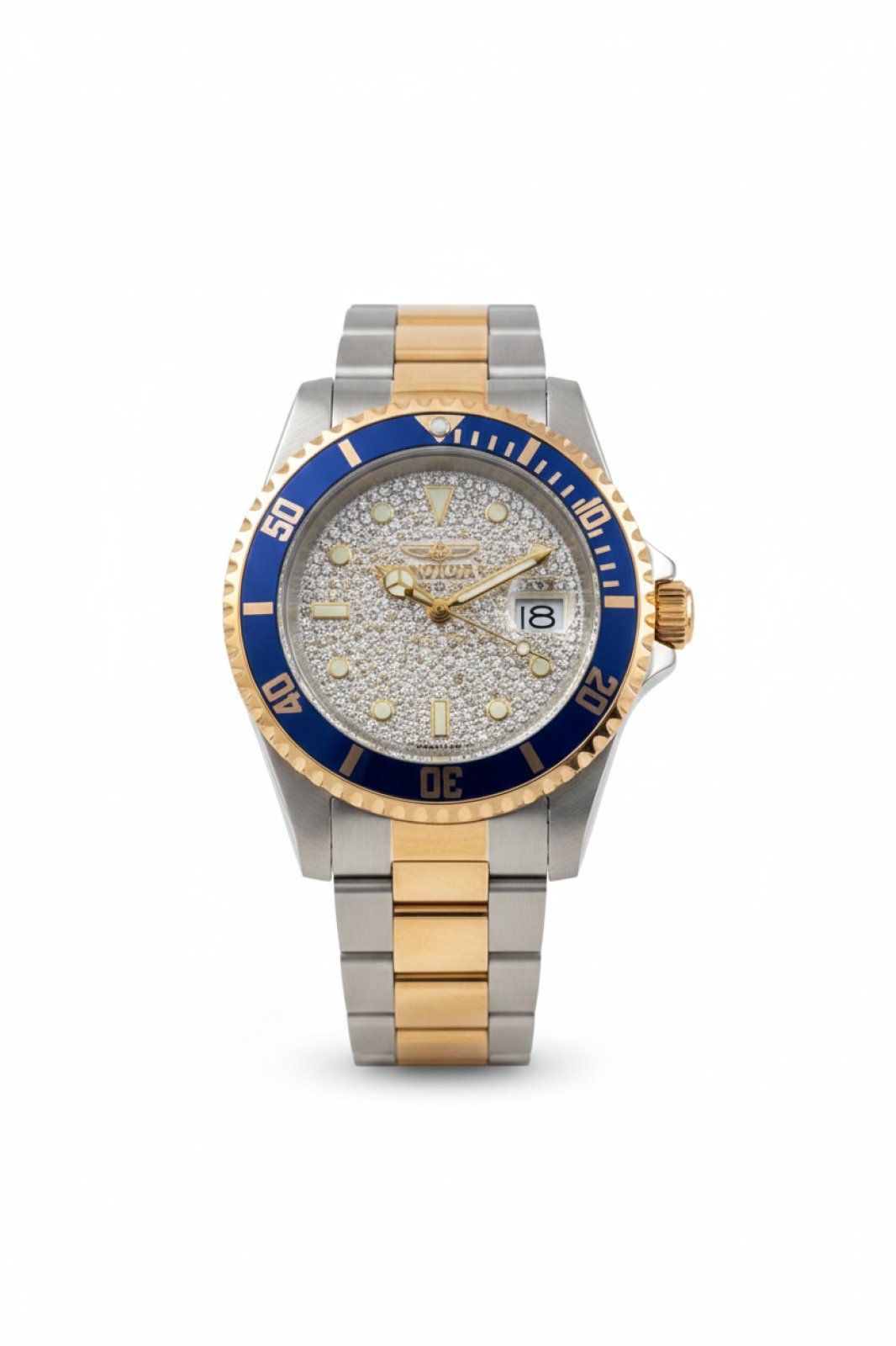 Invicta Men's 50290 Pro Diver Quartz PC32S Silver Dial Watch
