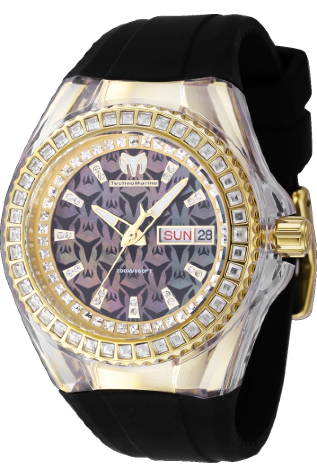 Technomarine Women's TM-121175 Cruise Quartz Chronograph Black Dial Watch