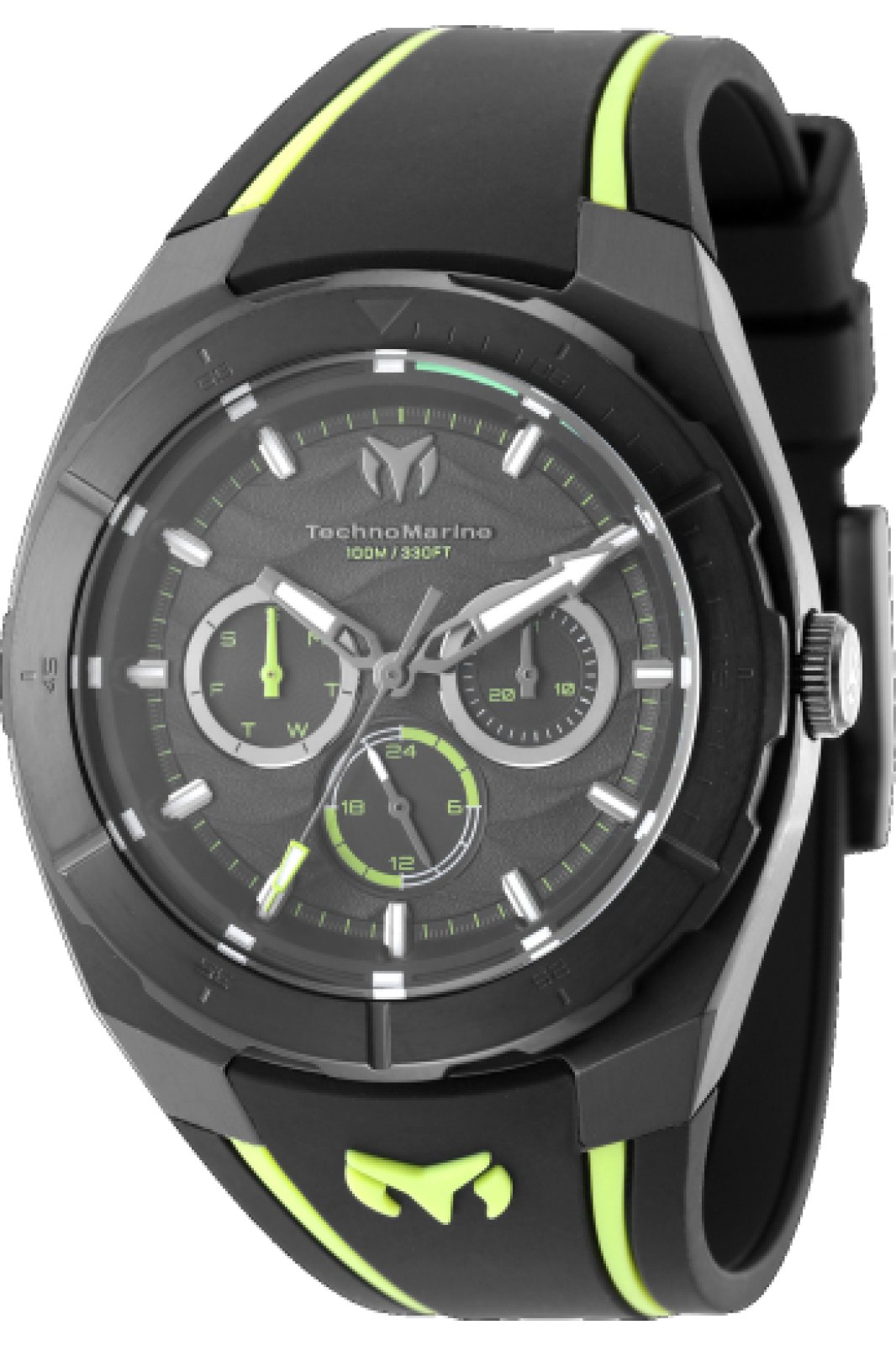 Technomarine Men's TM-125024 Cruise Quartz VH63 Black Dial Watch