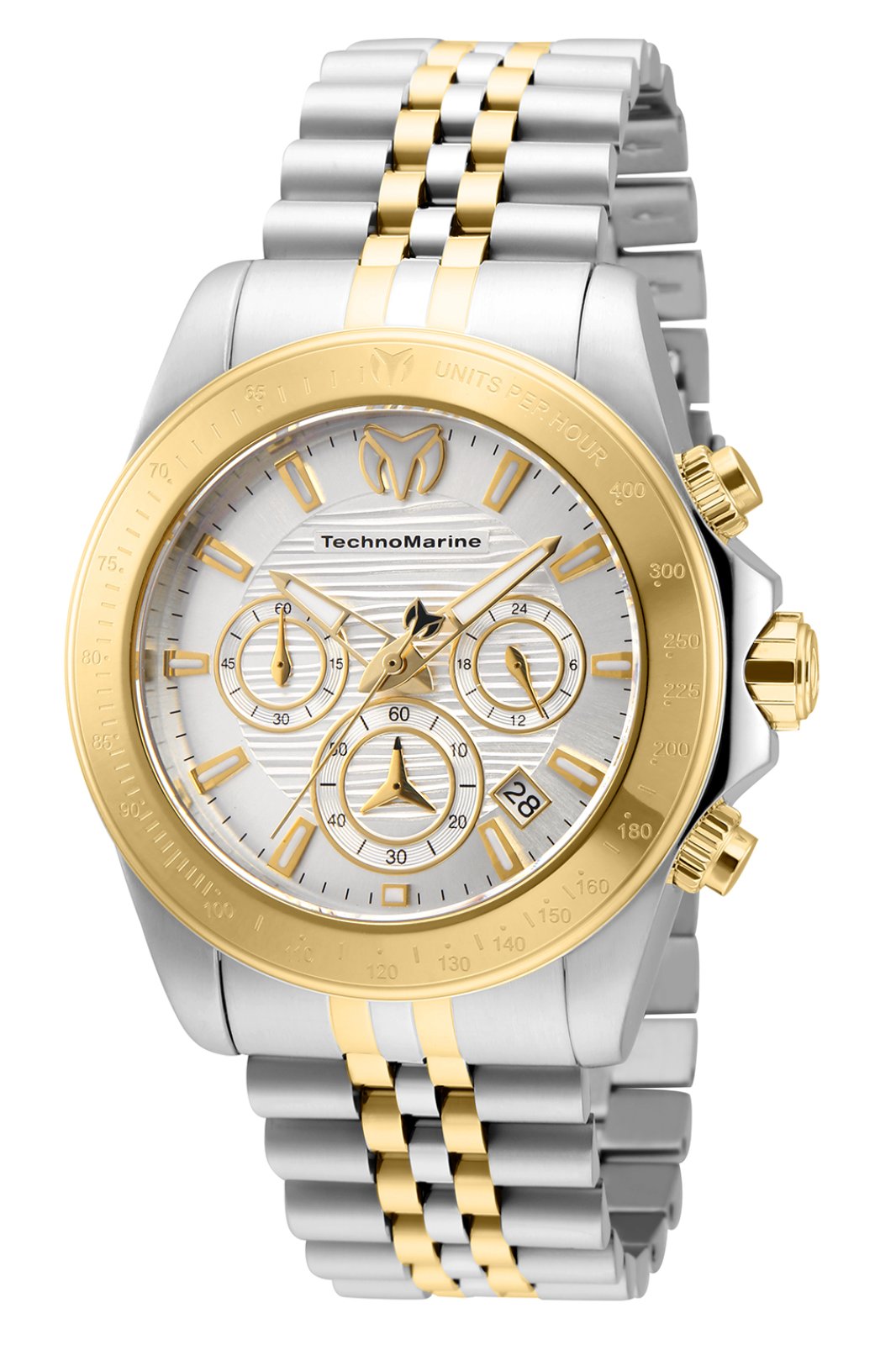 Technomarine Men's TM-219020 Manta Quartz Chronograph Silver Dial Watch