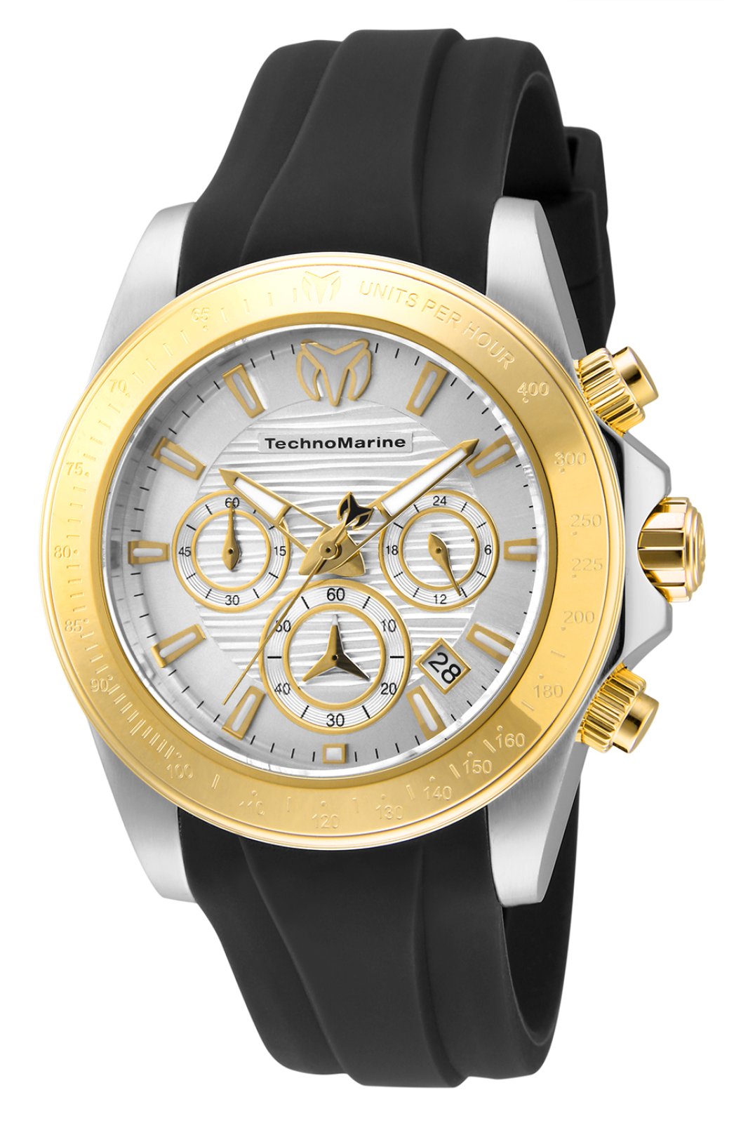 Technomarine Men's TM-219033 Manta Quartz Chronograph Silver Dial Watch