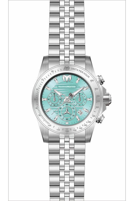 Technomarine Men's TM-225011 Manta Quartz VD53 Light Blue Dial Watch