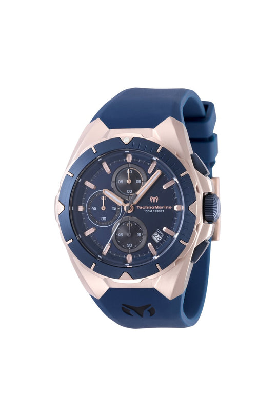 Technomarine Men's TM-318147 OCEAN Quartz VD57 Dark Blue Dial Watch