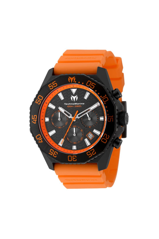 Technomarine Men's TM-225076 Mar Vivo Quartz VD53C Black Dial Watch
