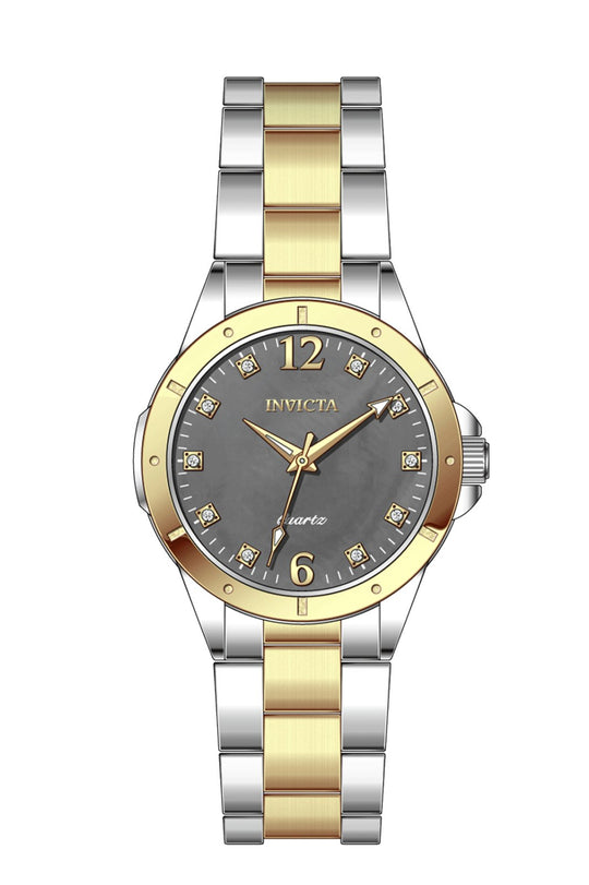 Invicta Women's 69347 Celestial Quartz PC21S Charcoal Dial Watch