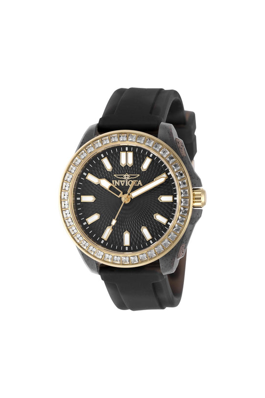Invicta Women's 50204 Celestial Quartz PC21 Black Dial Watch