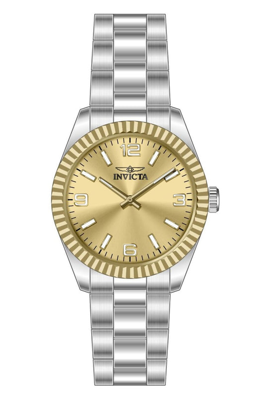 Invicta Men's 50576 Specialty Quartz PC20S Gold Dial Watch