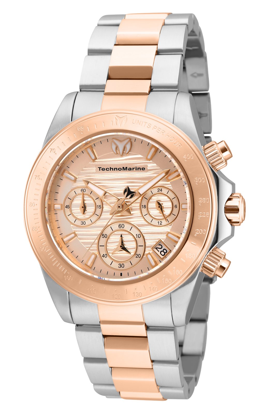 Technomarine Women's TM-219016 Manta Ray Quartz Chronograph Rose Gold Dial Watch