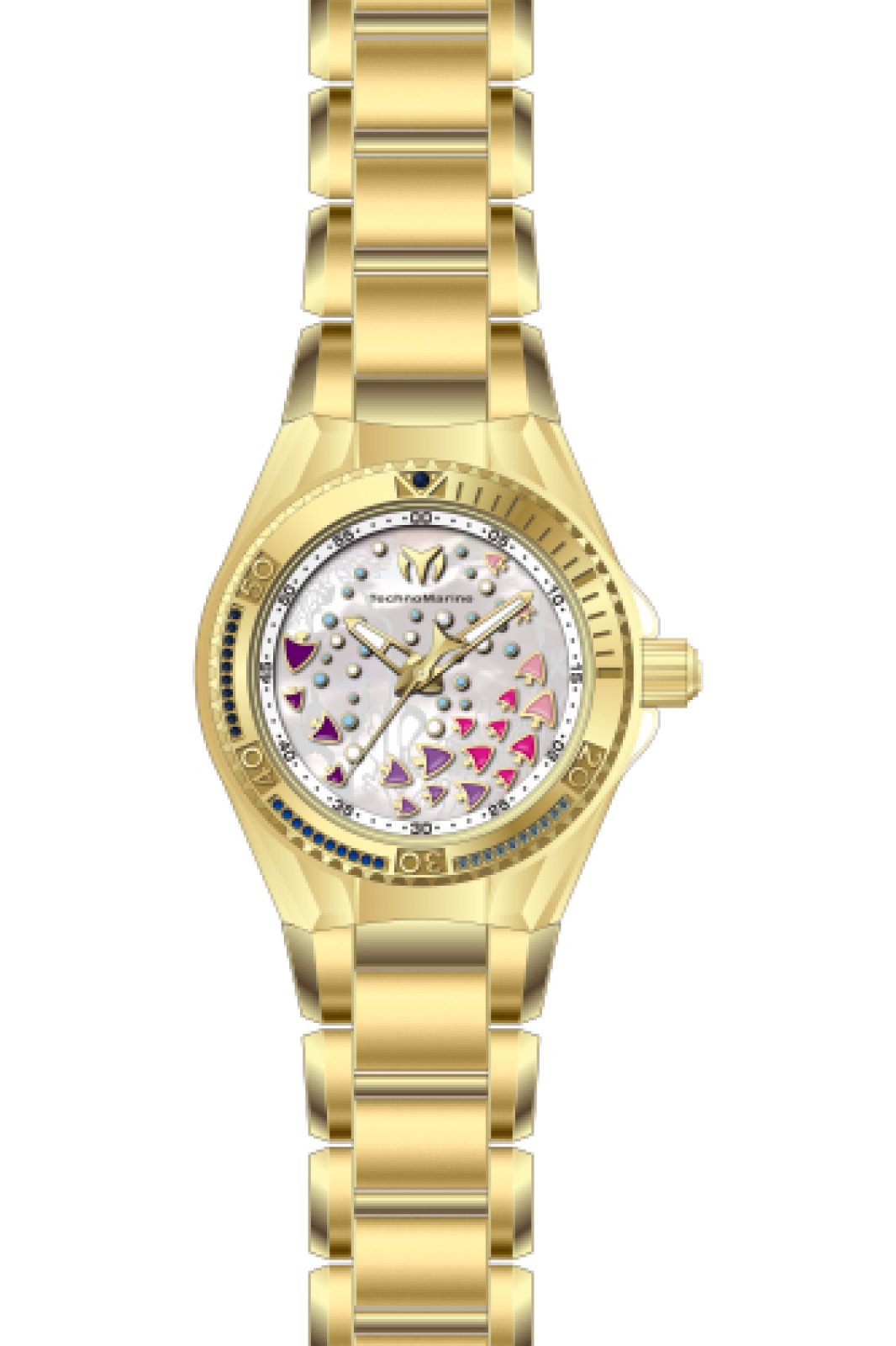 Technomarine Women's TM-125006 Cruise Quartz PC21 White Dial Watch