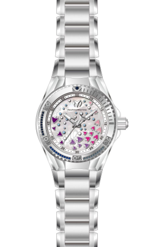 Technomarine Women's TM-125005 Cruise Quartz PC21 White Dial Watch