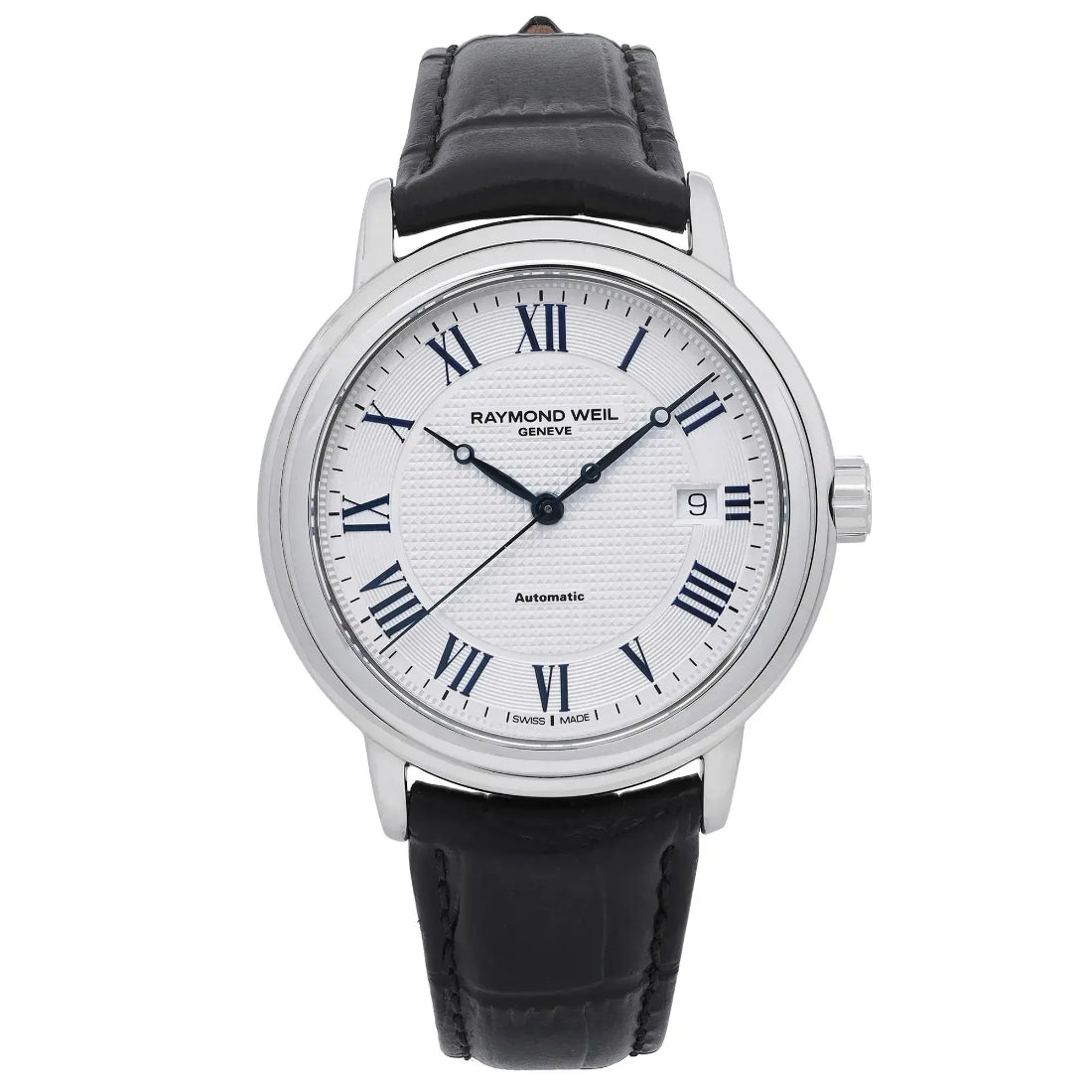 Raymond Weil Maestro Men's Silver White Dial Automatic Watch 2837-STC-00658