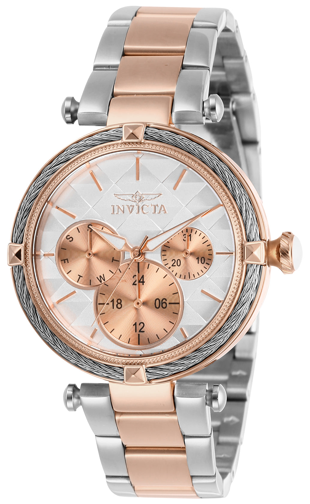 Invicta Women's 28962 Bolt  Quartz 3 Hand White Dial Watch