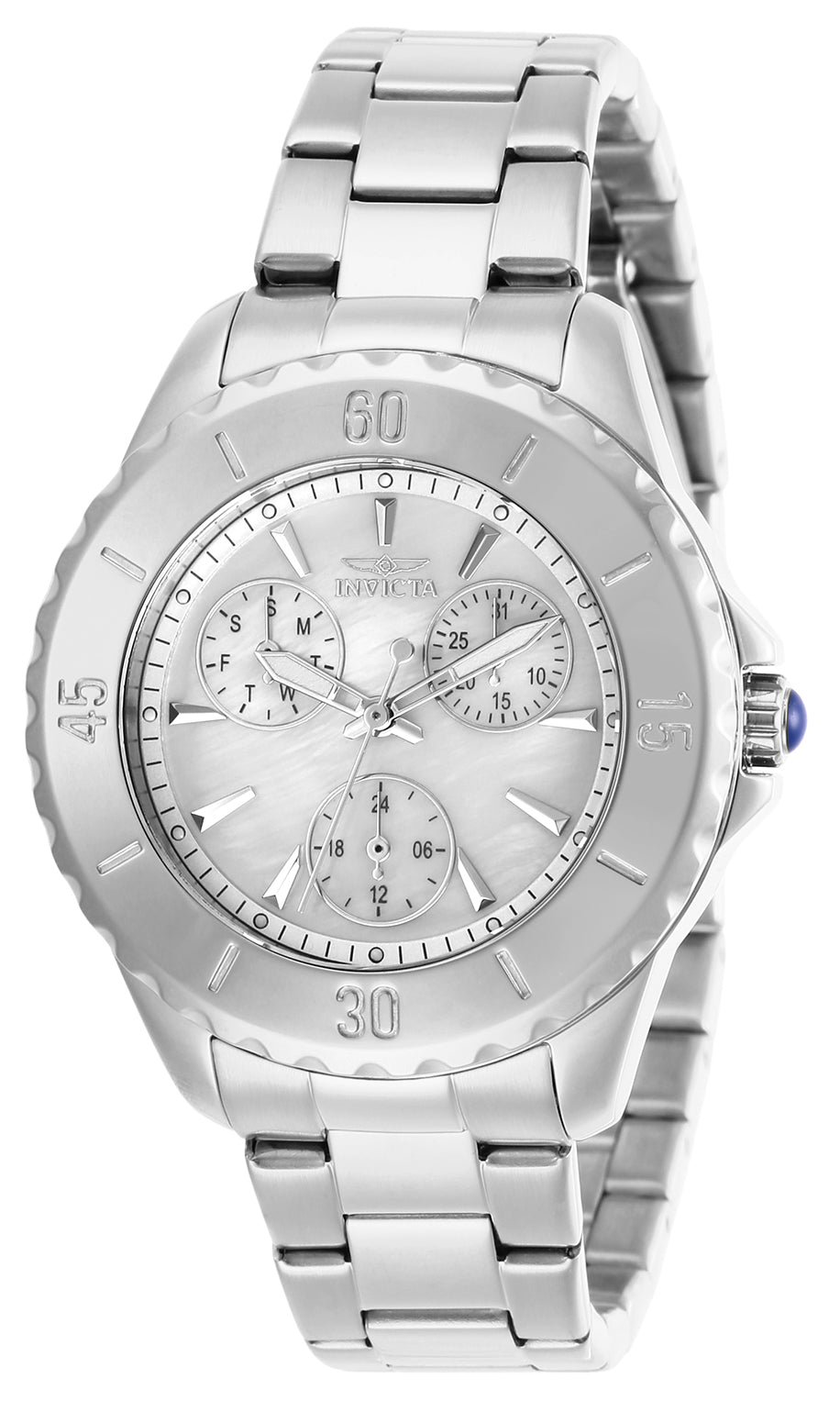 Invicta Women's 29106 Angel Quartz 3 Hand White Dial Watch