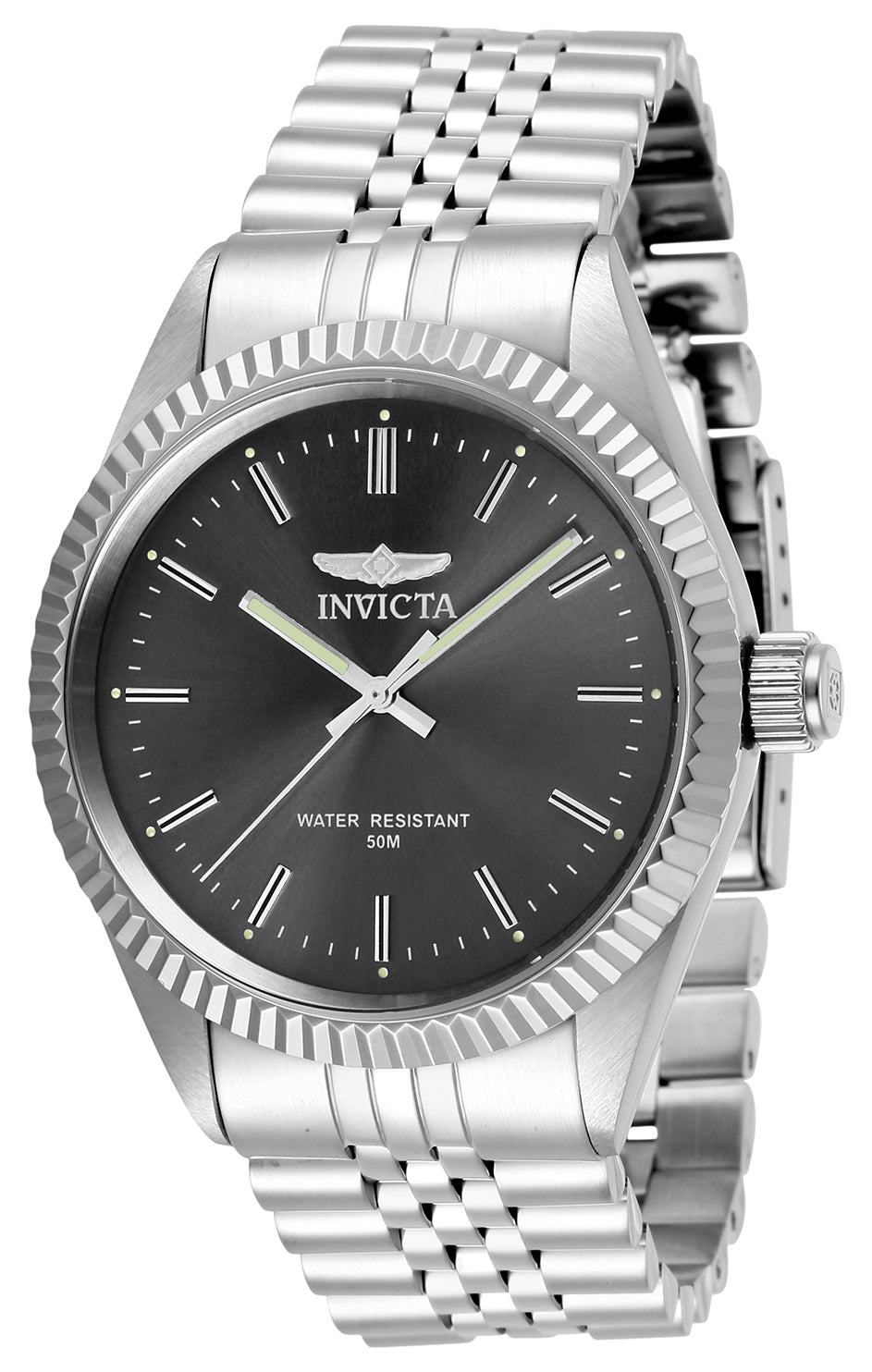 Invicta Men's 29372 Specialty Quartz 3 Hand Charcoal Dial Watch