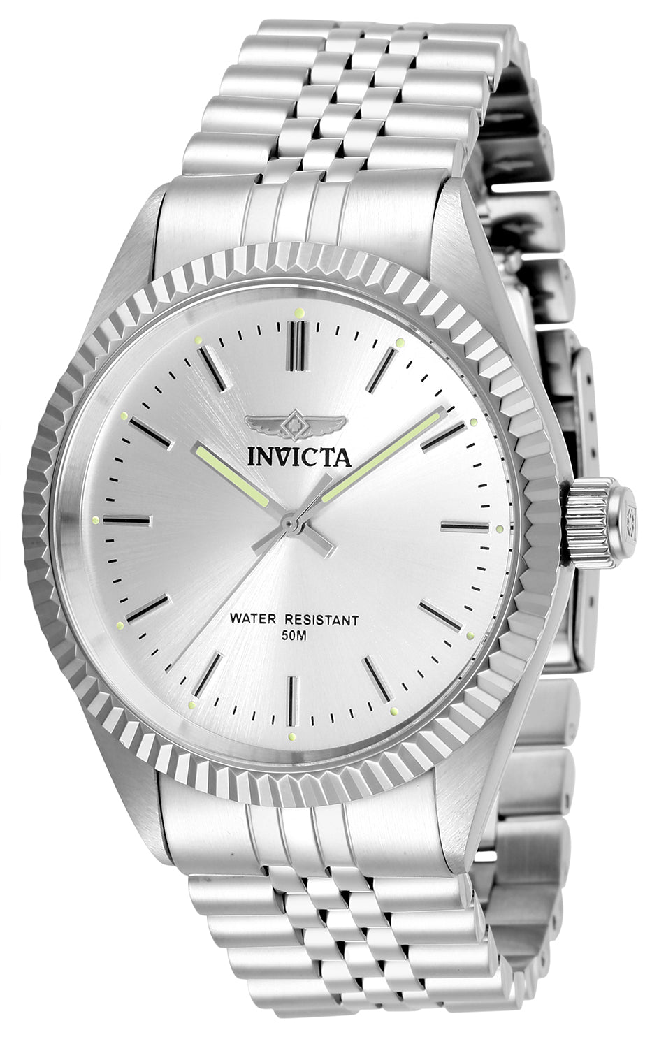 Invicta Men's 29373 Specialty Quartz 3 Hand Silver Dial Watch