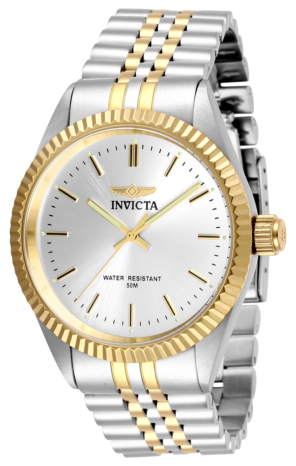 Invicta Men's 29378 Specialty  Quartz 3 Hand Silver Dial Watch